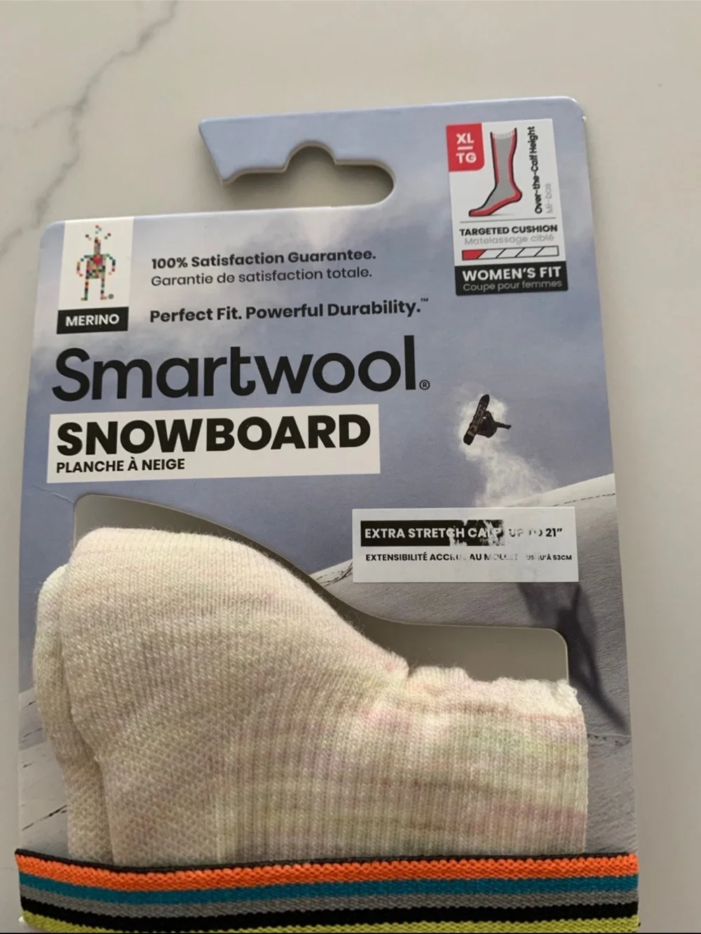 Smartwool XL Women’s Snowboard Targeted Cushion Socks NWT
